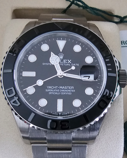 2025 Rolex Yacht-Master 42MM Black Dial Titanium Oyster Bracelet (226627)