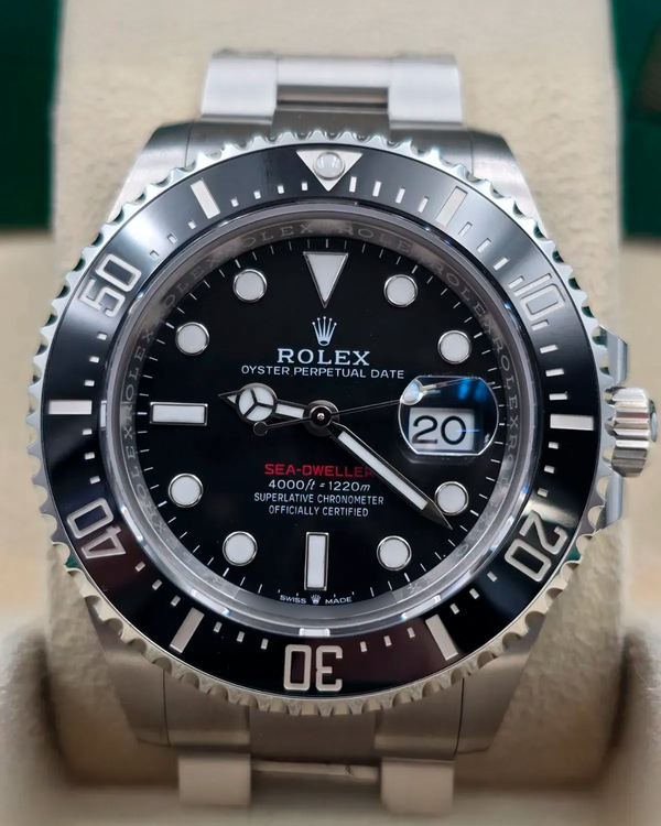 2022 Rolex Sea-Dweller "Red Letters" 43MM Black Dial Oyster Bracelet (126600)