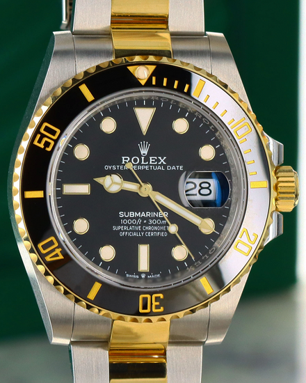 Rolex Submariner Date 41MM Black Dial Two-Tone Oyster Bracelet (126613LN)