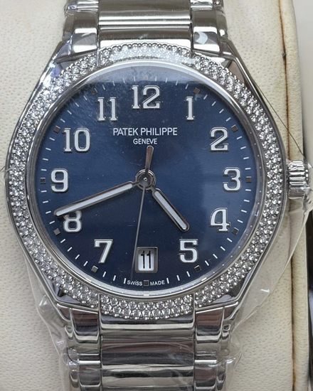 2021 Patek Philippe Twenty-4 36MM Blue Dial Steel Bracelet (7300/1200A-001)