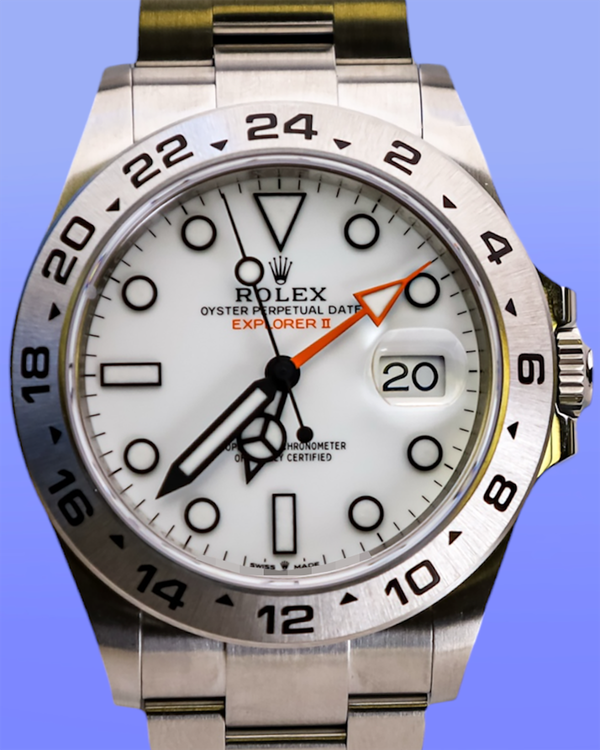 2025 Rolex Explorer II "Polar" 42MM White Dial Oyster Bracelet (226570)