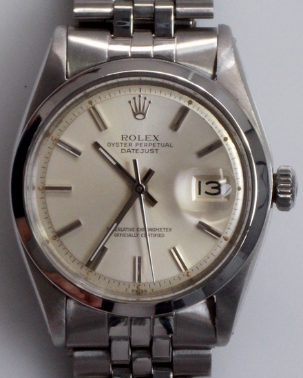 Rolex Datejust 36MM Silver Dial Steel Jubilee Bracelet (1600)