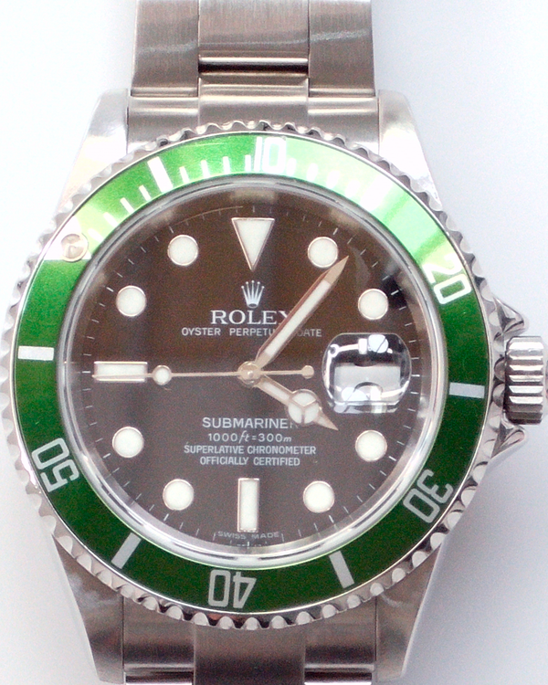 Rolex Submariner Date "Kermit" 40MM Black Dial Oyster Bracelet (16610T)