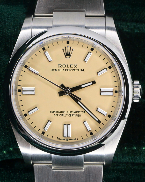 2025 Rolex Oyster Perpetual 36MM Beige Dial Oyster Bracelet (126000)