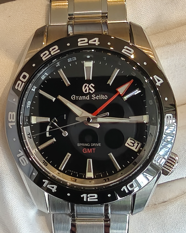 2025 Grand Seiko Collection 40.5MM Black Dial Steel Bracelet (SBGE253G)