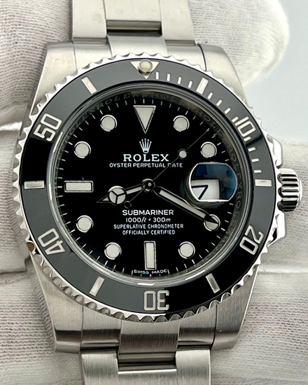 2018 Rolex Submariner Date 40MM Black Dial Oyster Bracelet (116610LN)