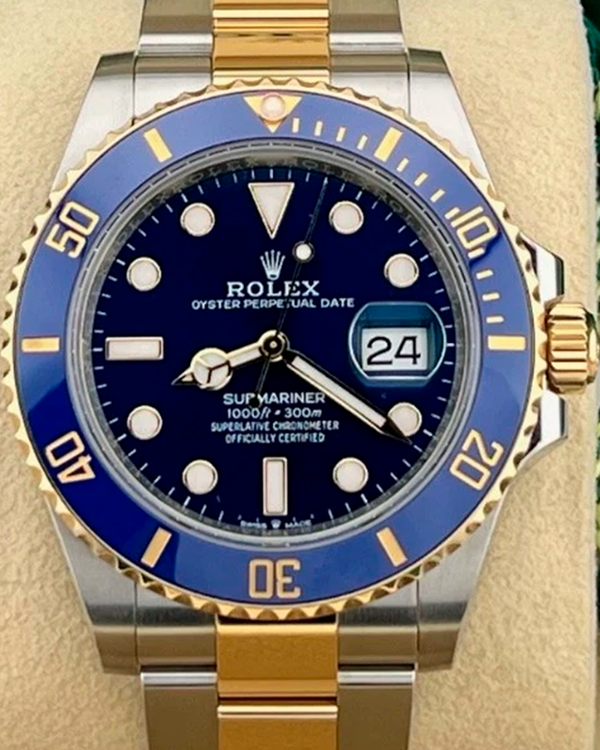 2024 Rolex Submariner Date "Bluesy" 41MM Blue Dial Two-Tone Oyster Bracelet (126613LB)
