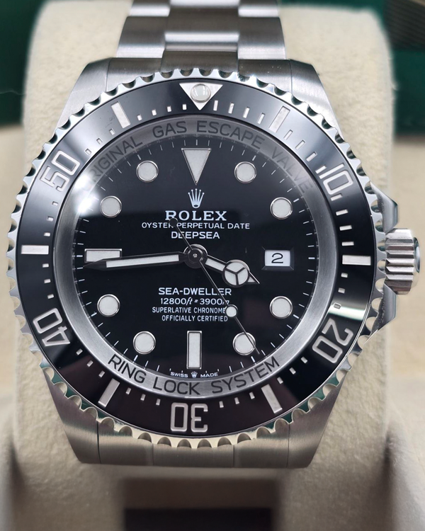 2020 Rolex Sea-Dweller Deepsea 44MM Black Dial Oyster Bracelet (126660)