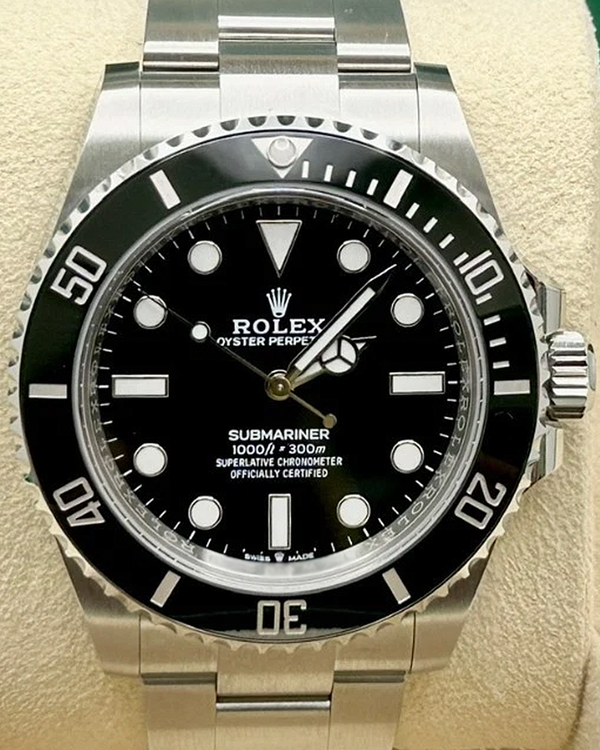 2024 Rolex Submariner No-Date 41MM Black Dial Oyster Bracelet (124060)