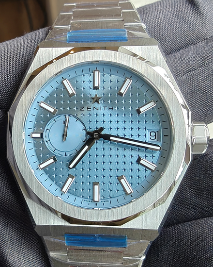 2025 Zenith Defy Skyline 41MM Ice Blue Dial Steel Bracelet (03.9300.3620/15.I001)