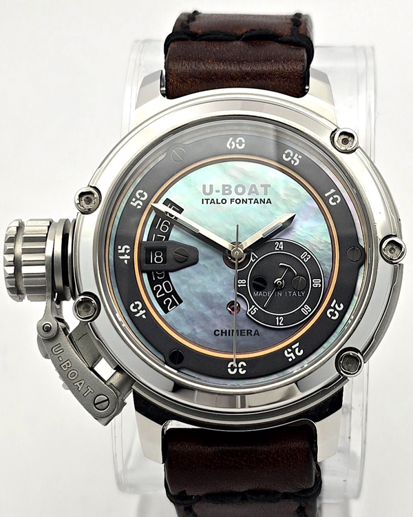 U-Boat Chimera L. E. 43MM Mother of Pearl Dial Leather Strap (8099)