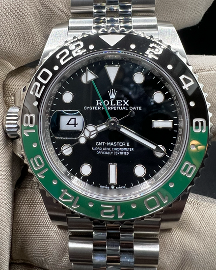 2024 Rolex GMT-Master II "Sprite" 40MM Black Dial Jubilee Bracelet (126720VTNR)