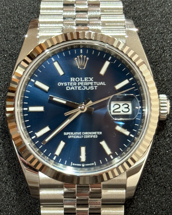 2025 Rolex Datejust 36MM Blue Dial Jubilee Bracelet (126234)