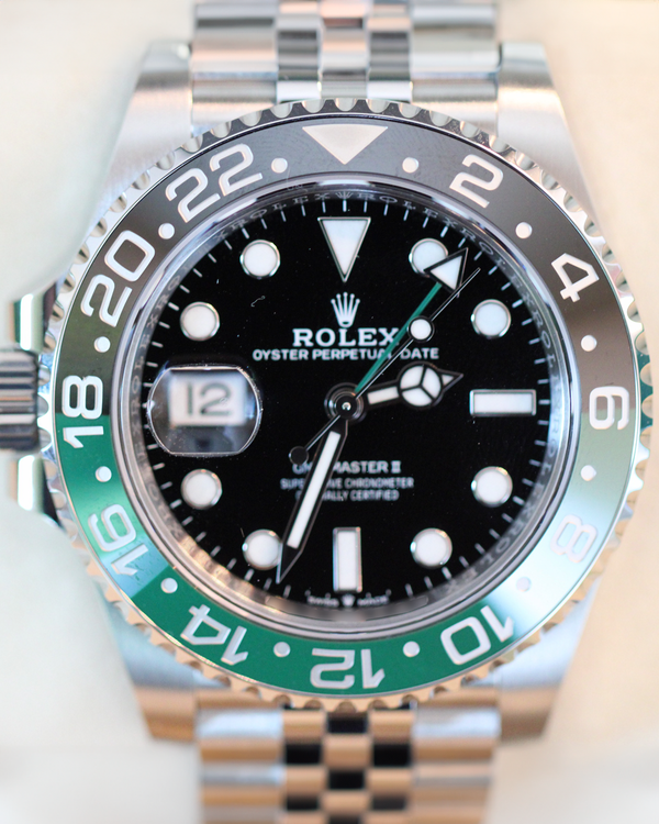 2025 Rolex GMT-Master II "Sprite" 40MM Black Dial Jubilee Bracelet (126720VTNR)