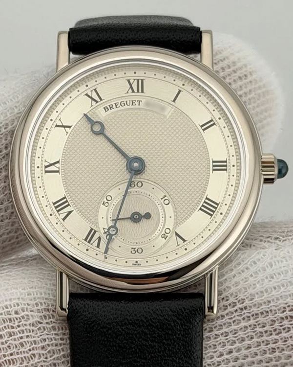 Breguet Classique Ultra Thin 31MM Silver Dial Aftermarket Leather Strap (3210)