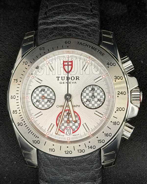 2025 Tudor Sport Chronograph 41MM Silver Dial Leather Strap (20300)
