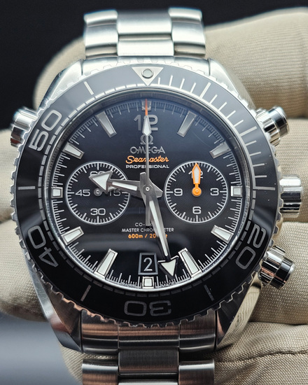 2022 Omega Seamaster Planet Ocean 600M 45.5MM Black Dial Steel Bracelet (215.30.46.51.01.001)