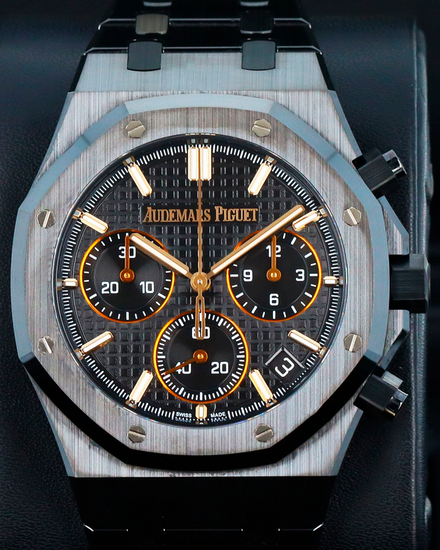Audemars Piguet Royal Oak 41MM Black Dial Ceramic Bracelet (26240CE.OO.1225CE.02)