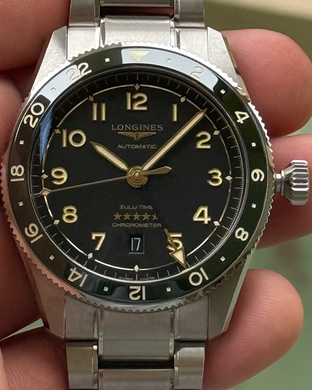 2024 Longines Spirit Zulu Time 42MM Black Dial Steel Bracelet (L3.812.4.63.6)