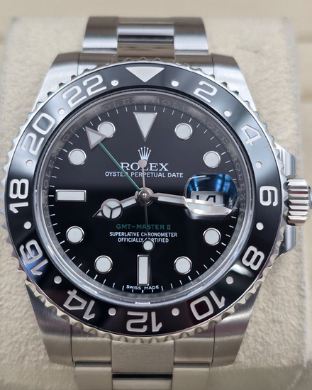 2017 Rolex GMT-Master II 40MM Black Dial Oyster Bracelet (116710LN)