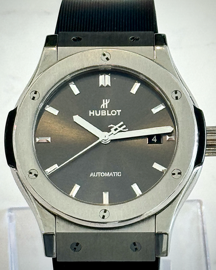 2021 Hublot Classic Fusion Racing 42MM Grey Dial Rubber Strap (542.NX.7071.LR)