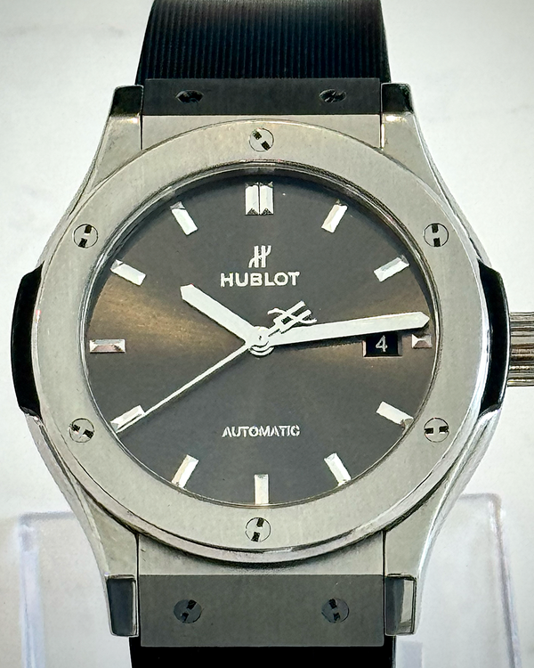 2021 Hublot Classic Fusion Racing 42MM Grey Dial Rubber Strap (542.NX.7071.LR)