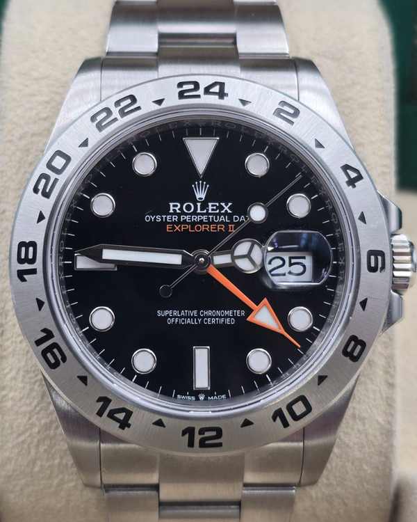 2023 Rolex Explorer II 42MM Black Dial Oyster Bracelet (226570)