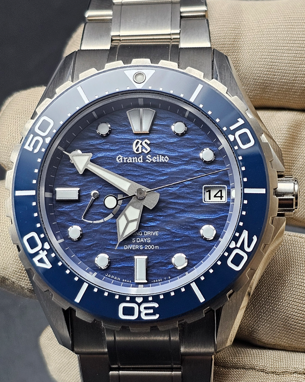 2023 Grand Seiko Evolution 9 43.8MM Blue Dial Titanium Bracelet (SLGA023)