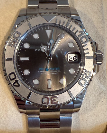 2021 Rolex Yacht-Master 37MM Rhodium Dial Oyster Bracelet (268622)