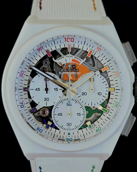 2025 Zenith Defy El Primero 21 Chroma L.E. 44MM Skeleton Dial Rubber Strap (49.9010.9004/01.R947)