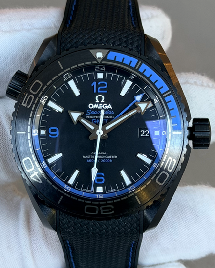 Omega Seamaster Planet Ocean 600M "Deep Black" 45.5MM Black Dial Rubber Strap (215.92.46.22.01.002)