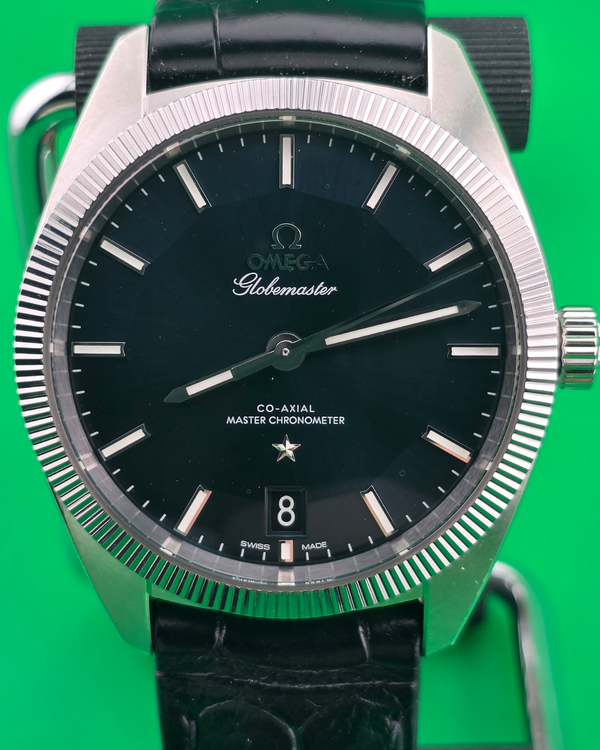 2017 Omega Globemaster 39MM Blue Dial Leather Strap (130.30.39.21.03.001)