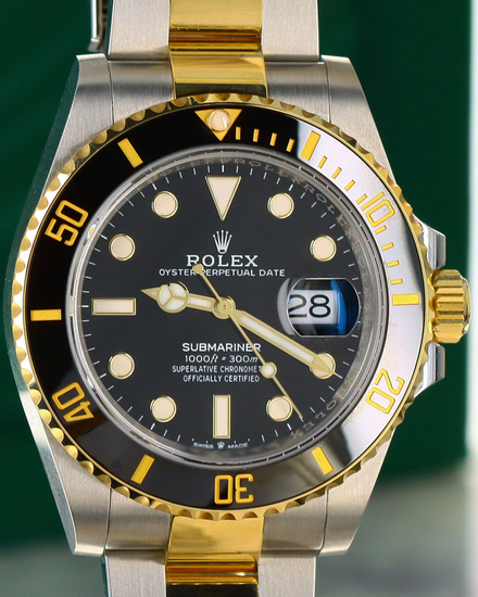 Rolex Submariner Date 40MM Black Dial Two-Tone Oyster Bracelet (116613LN)