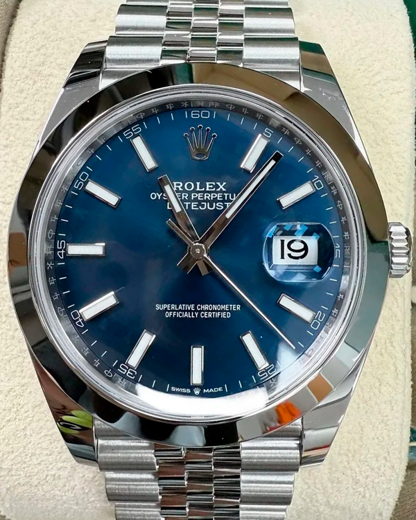 2025 Rolex Datejust 41MM Blue Dial Jubilee Bracelet (126300)