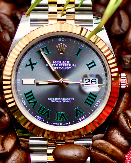 2025 Rolex Datejust "Wimbledon" 41MM Slate Dial Two-Tone Jubilee Bracelet (126333)