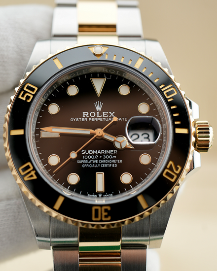 2022 Rolex Submariner Date 41MM Black Dial Two-Tone Oyster Bracelet (126613LN)