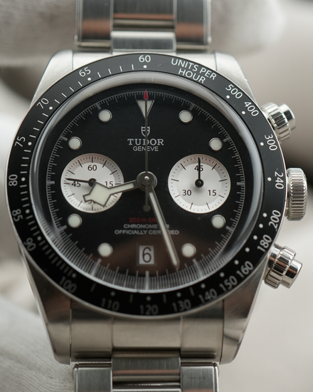 2021 Tudor Black Bay Chrono 41MM Black Dial Steel Bracelet (79360N)