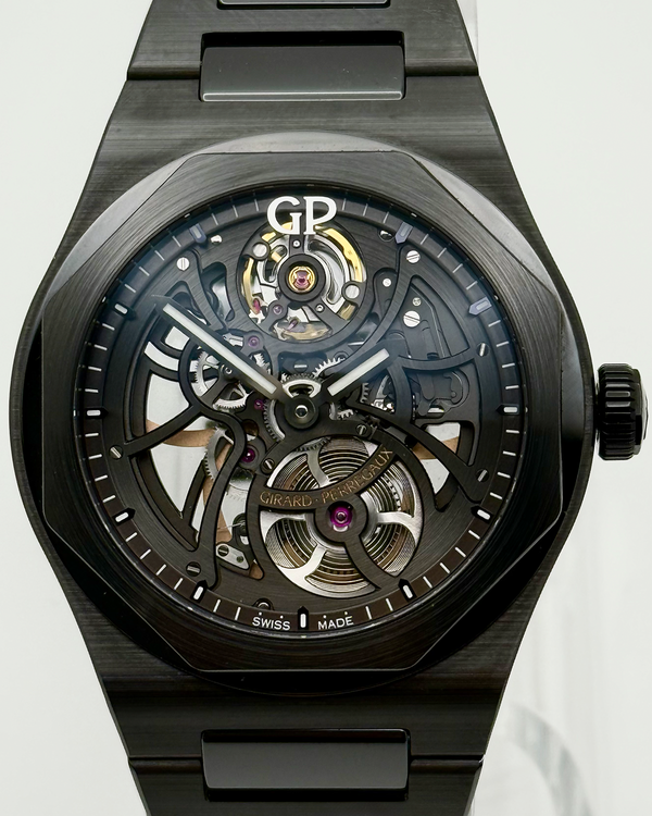 2025 Girard Perregaux Laureato 42MM Skeleton Dial Ceramic Bracelet (81015-32-001-32A)