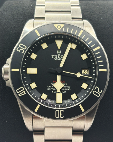 2025 Tudor Pelagos LHD 42MM Black Dial Titanium Bracelet (25610TNL)