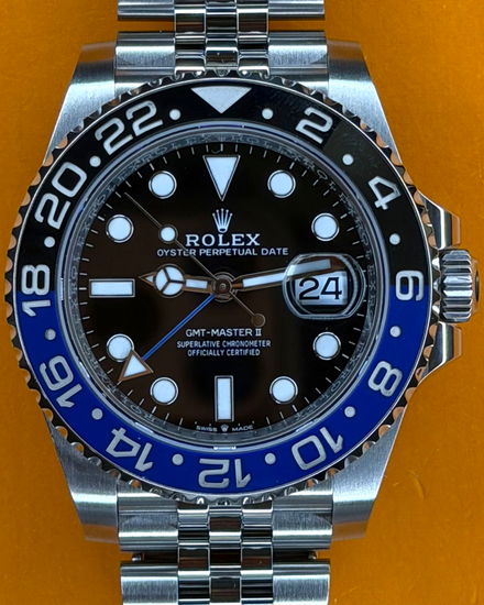 2025 Rolex GMT-Master II "Batgirl" 40MM Black Dial Jubilee Bracelet (126710BLNR)