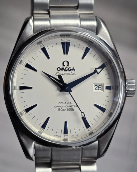 2012 Omega Seamaster Aqua Terra 39.2MM White Dial Steel Bracelet (2503.33.00)