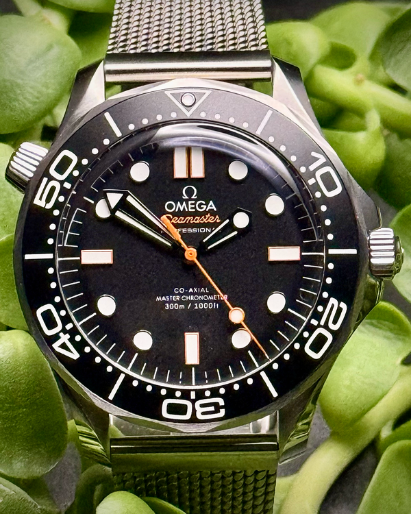 2025 Omega Seamaster Diver 300M 42MM Black Dial Rubber Strap (210.30.42.20.01.018)