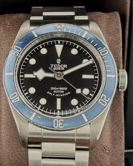 2017 Tudor Black Bay Heritage 41MM Black Dial Steel Bracelet (79220B)