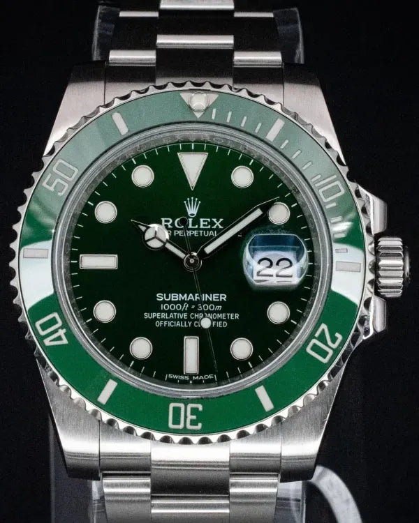 Rolex Submariner Date “Hulk” 40MM Green Dial Oyster Bracelet (116610LV)