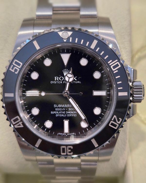 2012 Rolex Submariner No-Date 40MM Black Dial Oyster Bracelet (114060)