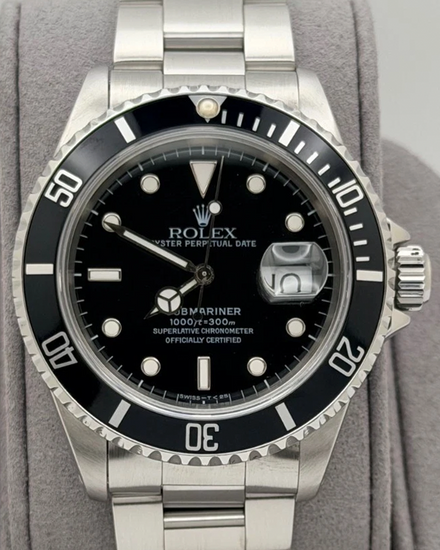 1993 (S Serial) Rolex Submariner Date 40MM Black Dial Oyster Bracelet (16610)