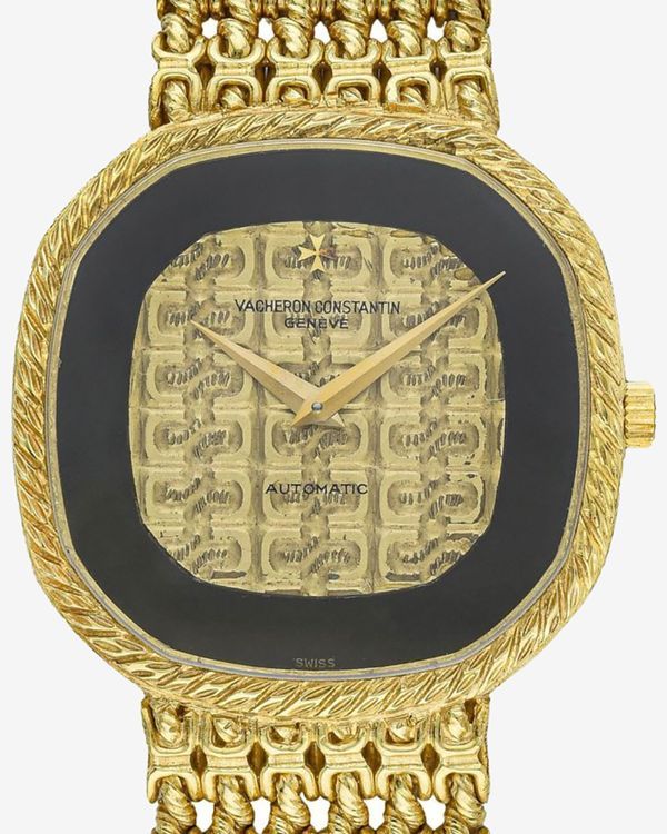 1985 Vacheron Constantin Vintage 27MM Gold Dial Yellow Gold Bracelet (45023/228)