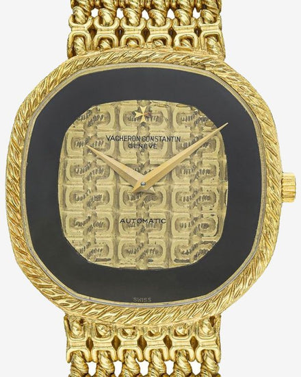 1985 Vacheron Constantin Vintage 27MM Gold Dial Yellow Gold Bracelet (45023/228)