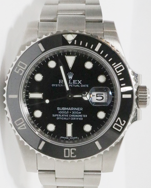 Rolex Submariner Date 40MM Black Dial Oyster Bracelet (116610)