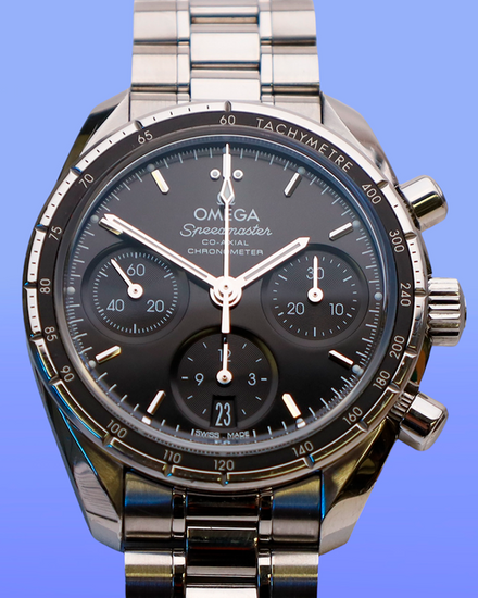 2024 Omega Speedmaster 38MM Black Dial Steel Bracelet (324.30.38.50.01.001)